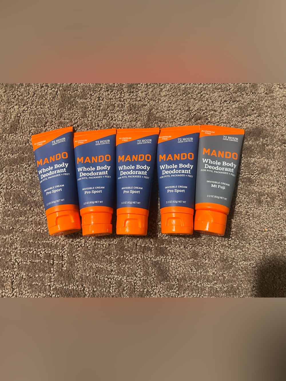 Mando Whole Body Deodorant Bundle – Lot of 5 – New